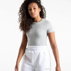 BOXRAW Women BOXRAW T-Shirt - Grey Clothing