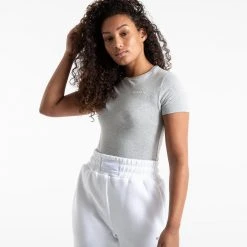 BOXRAW Women BOXRAW T-Shirt - Grey Clothing