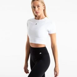 BOXRAW Women Crop Top - White