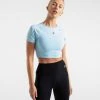BOXRAW Women Crop Top - Baby Blue