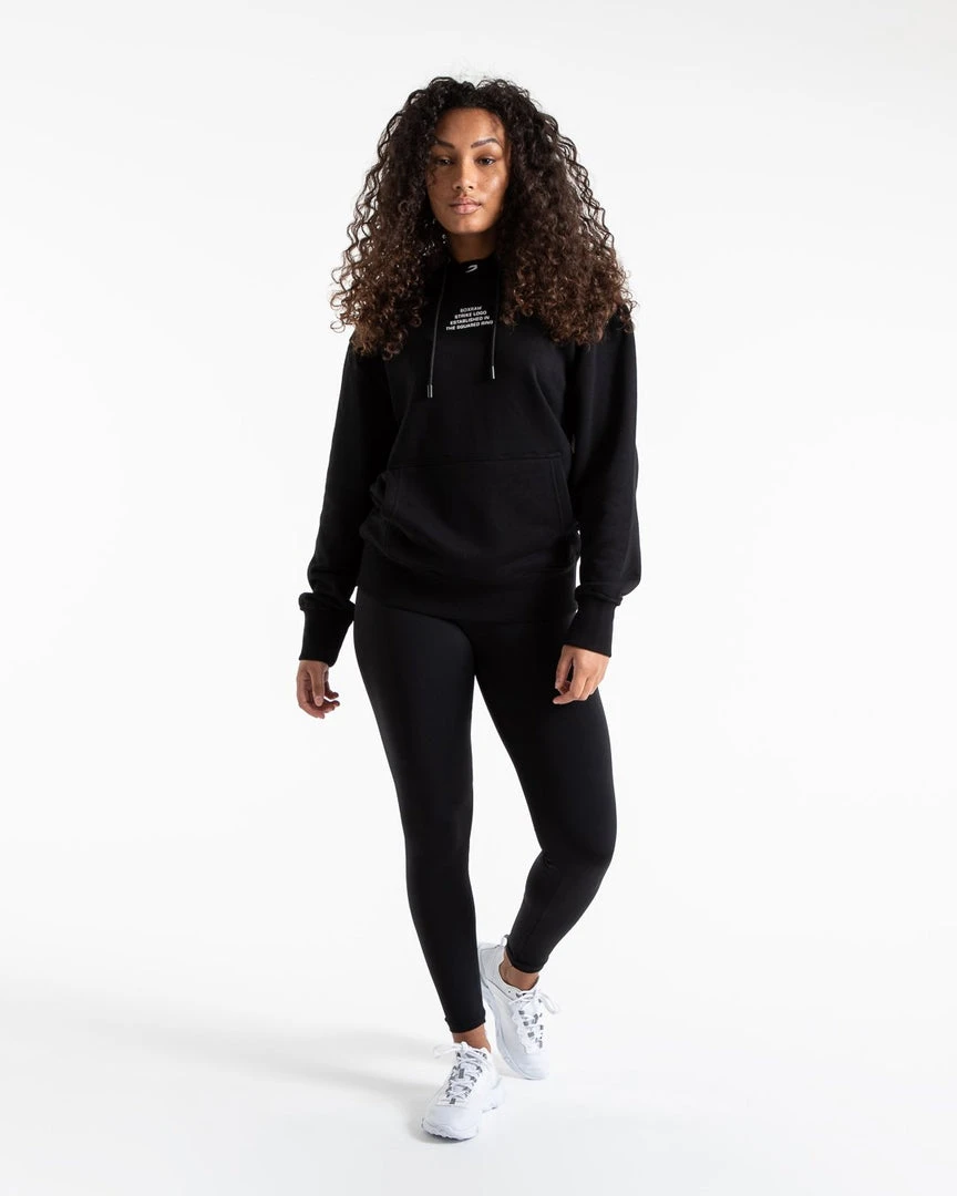 BOXRAW Women Established Unisex Hoodie - Black 2 BOXRAW Women Established Unisex Hoodie - Black