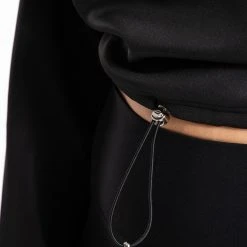 BOXRAW Women Clothing Del Valle 1/2 Zip Neoprene Top - Black