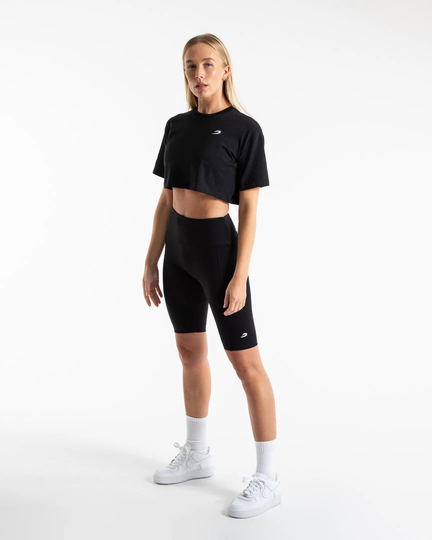BOXRAW Women Clothing Cropped Strike T-Shirt - Black 2 BOXRAW Women Clothing Cropped Strike T-Shirt - Black