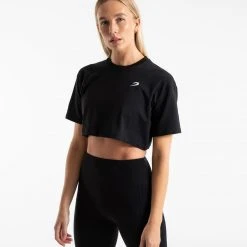 BOXRAW Women Clothing Cropped Strike T-Shirt - Black 8 BOXRAW Women Clothing Cropped Strike T-Shirt - Black