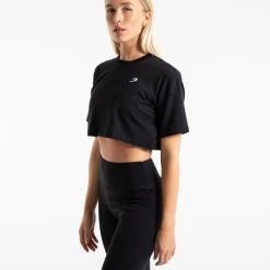 BOXRAW Women Clothing Cropped Strike T-Shirt - Black 9 BOXRAW Women Clothing Cropped Strike T-Shirt - Black