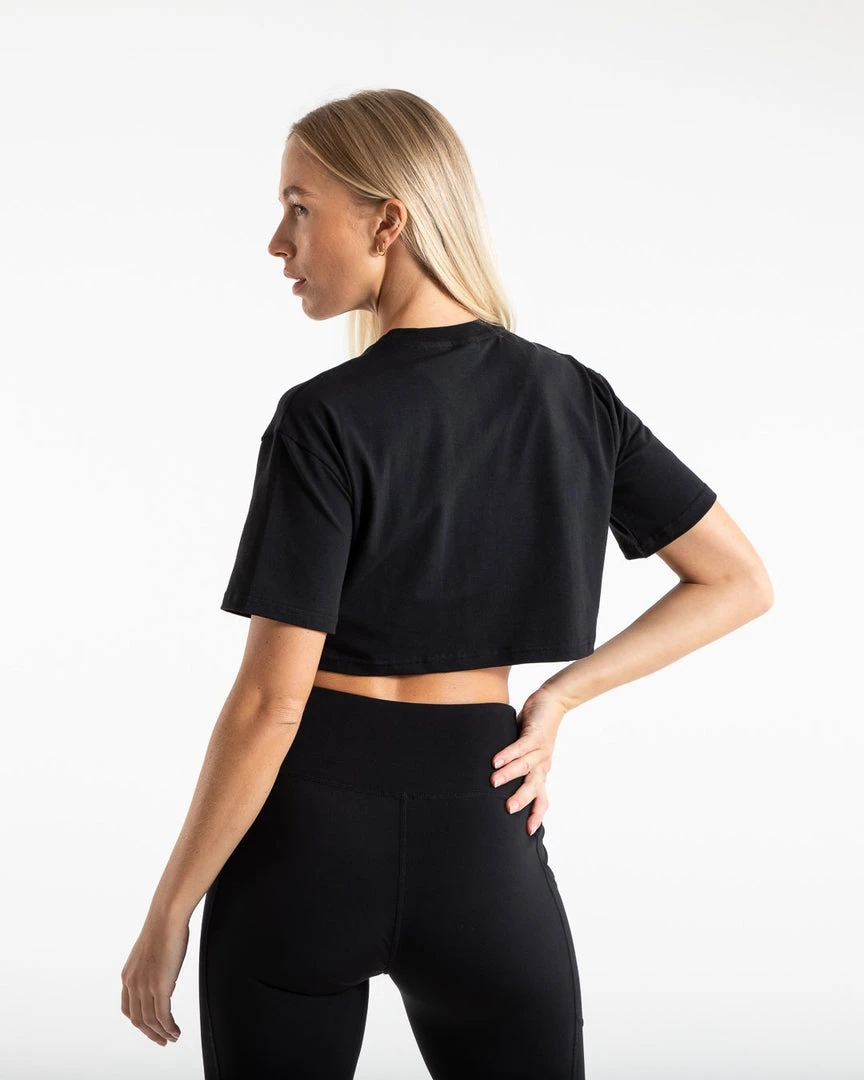BOXRAW Women Clothing Cropped Strike T-Shirt - Black 5 BOXRAW Women Clothing Cropped Strike T-Shirt - Black