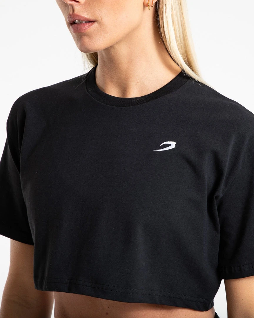 BOXRAW Women Clothing Cropped Strike T-Shirt - Black 6 BOXRAW Women Clothing Cropped Strike T-Shirt - Black