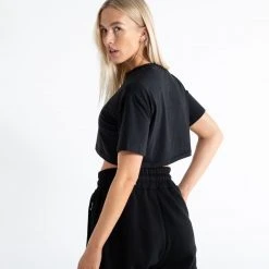 BOXRAW Women Cropped BOXRAW T-Shirt - Black 10 BOXRAW Women Cropped BOXRAW T-Shirt - Black