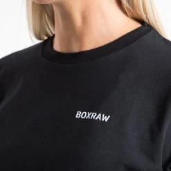 BOXRAW Women Cropped BOXRAW T-Shirt - Black 11 BOXRAW Women Cropped BOXRAW T-Shirt - Black