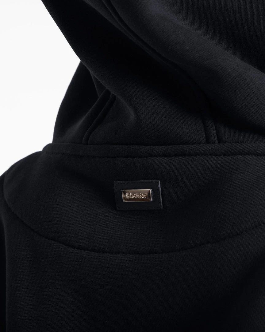 BOXRAW Women Johnson Cropped Hoodie - Black Clothing 8 BOXRAW Women Johnson Cropped Hoodie - Black Clothing