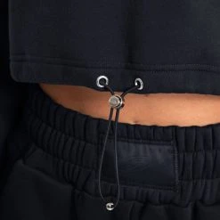 BOXRAW Women Johnson Cropped Hoodie - Black Clothing 13 BOXRAW Women Johnson Cropped Hoodie - Black Clothing