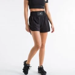 BOXRAW Women Boxing Essentials Kaliesha Shorts - Black 10 BOXRAW Women Boxing Essentials Kaliesha Shorts - Black