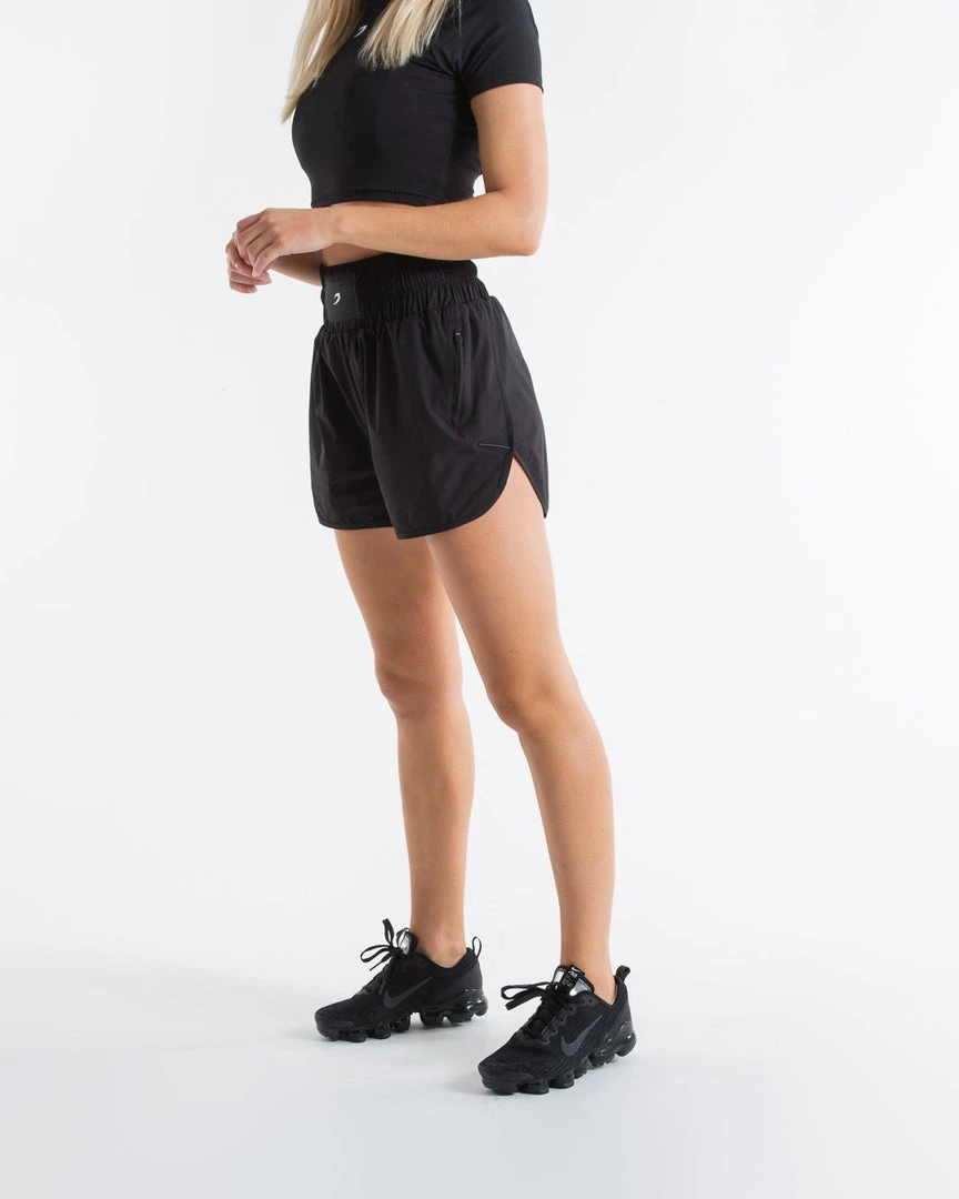 BOXRAW Women Boxing Essentials Kaliesha Shorts - Black 5 BOXRAW Women Boxing Essentials Kaliesha Shorts - Black