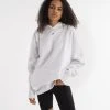 BOXRAW Women Oversized Strike Hoodie - White
