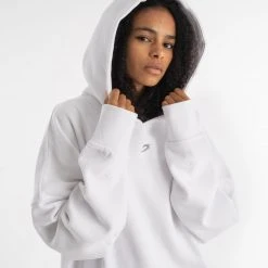 BOXRAW Women Oversized Strike Hoodie - White