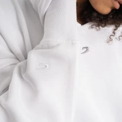 BOXRAW Women Oversized Strike Hoodie - White