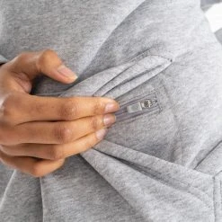 BOXRAW Women Oversized Strike Hoodie - Grey Clothing