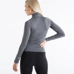 BOXRAW Women Perez 1/4 Zip Top - Charcoal 13 BOXRAW Women Perez 1/4 Zip Top - Charcoal