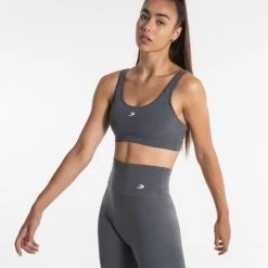 BOXRAW Women Velez Sports Bra - Charcoal Clothing