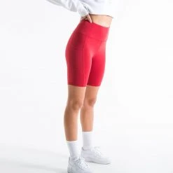 BOXRAW Women Velez Cycling Shorts - Red