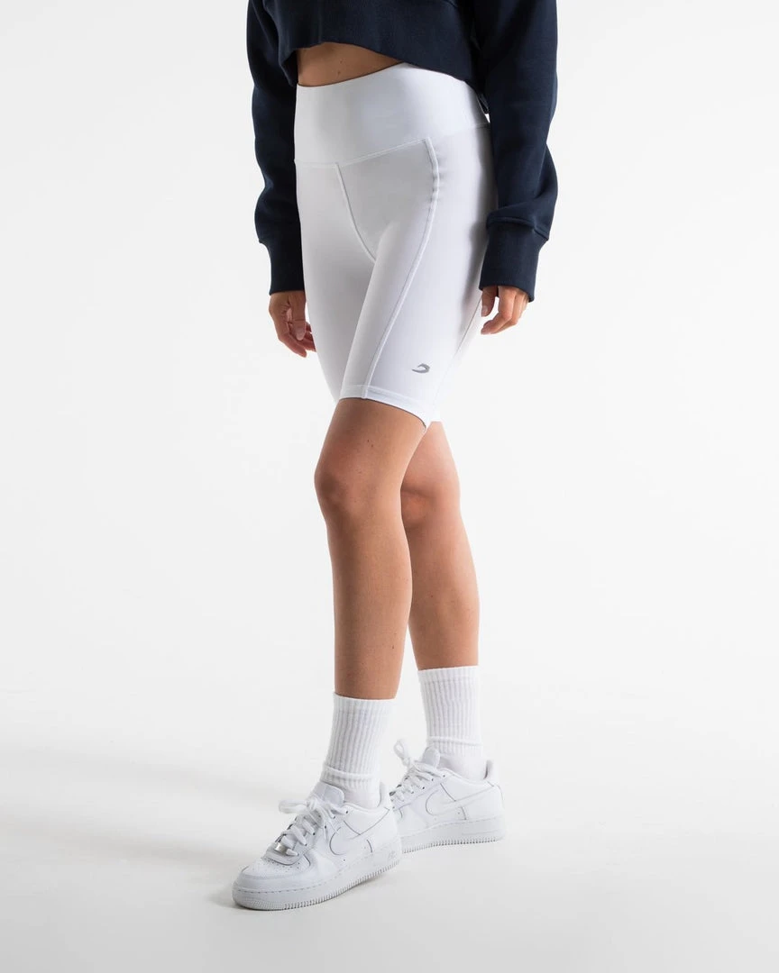 BOXRAW Women Velez Cycling Shorts - White Clothing 1 BOXRAW Women Velez Cycling Shorts - White Clothing