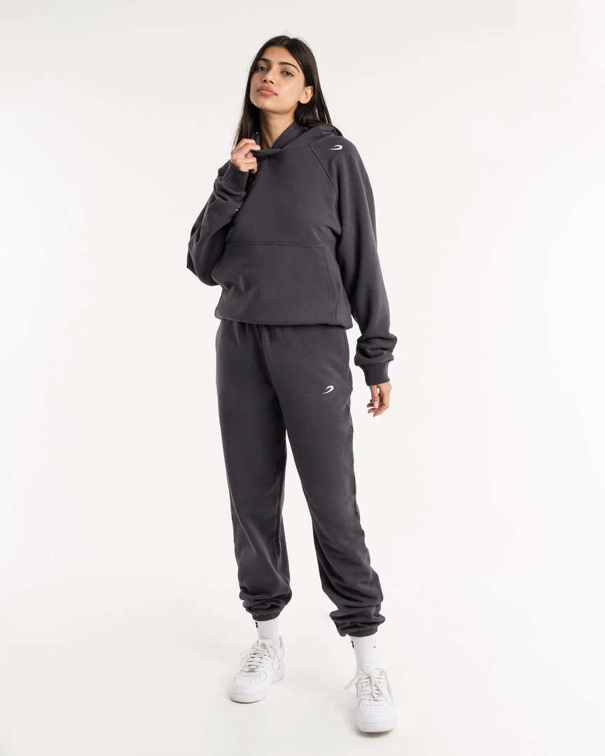 BOXRAW Women Winstone Hoodie - Charcoal 2 BOXRAW Women Winstone Hoodie - Charcoal