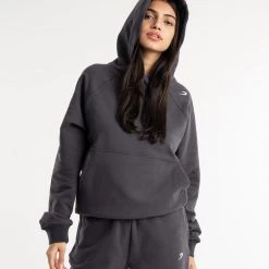 BOXRAW Women Winstone Hoodie - Charcoal 12 BOXRAW Women Winstone Hoodie - Charcoal