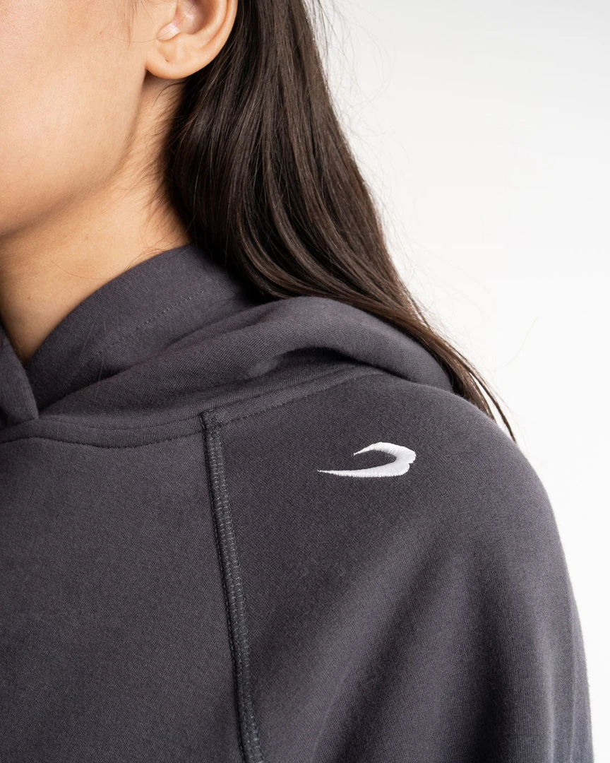 BOXRAW Women Winstone Hoodie - Charcoal 6 BOXRAW Women Winstone Hoodie - Charcoal