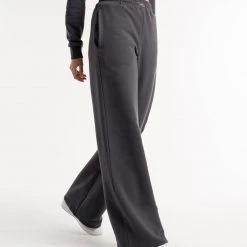 BOXRAW Women Winstone Wide Leg Bottoms - Charcoal 10 BOXRAW Women Winstone Wide Leg Bottoms - Charcoal