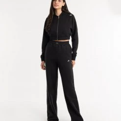 BOXRAW Women New Releases Winstone Cropped Zip Hoodie - Black 19 BOXRAW Women New Releases Winstone Cropped Zip Hoodie - Black