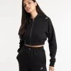 BOXRAW Women New Releases Winstone Cropped Zip Hoodie - Black