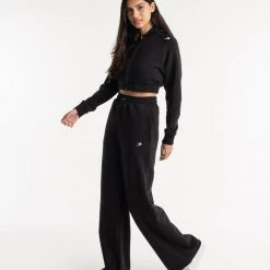 BOXRAW Women New Releases Winstone Cropped Zip Hoodie - Black