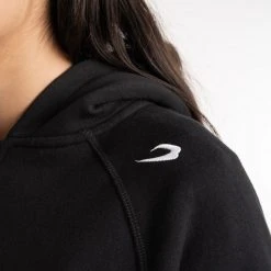 BOXRAW Women New Releases Winstone Cropped Zip Hoodie - Black 15 BOXRAW Women New Releases Winstone Cropped Zip Hoodie - Black