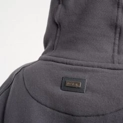 BOXRAW Women Winstone Cropped Zip Hoodie - Charcoal 18 BOXRAW Women Winstone Cropped Zip Hoodie - Charcoal