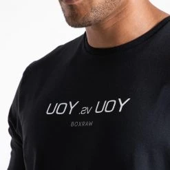 BOXRAW Men Clothing You Vs. You T-Shirt - Black