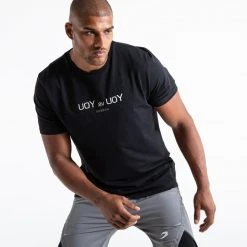 BOXRAW Men Clothing You Vs. You T-Shirt - Black