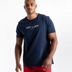 BOXRAW Men Clothing You Vs. You T-Shirt - Navy