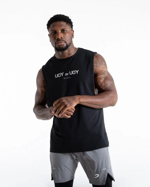 BOXRAW Men Clothing You Vs. You Muscle Tank - Black 3 BOXRAW Men Clothing You Vs. You Muscle Tank - Black