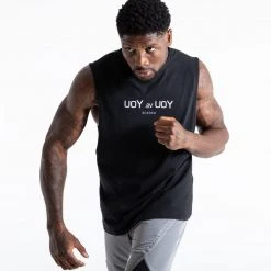 BOXRAW Men Clothing You Vs. You Muscle Tank - Black 8 BOXRAW Men Clothing You Vs. You Muscle Tank - Black