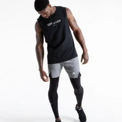 BOXRAW Men Clothing You Vs. You Muscle Tank - Black