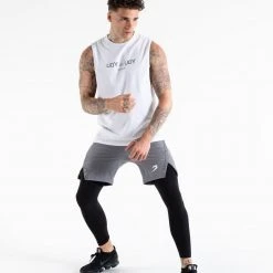 BOXRAW Men You Vs. You Muscle Tank - White