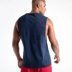 BOXRAW Men You Vs. You Muscle Tank - Navy 10 BOXRAW Men You Vs. You Muscle Tank - Navy