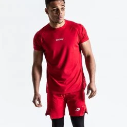 BOXRAW Men SMRT-TEC T-Shirt - Red Clothing