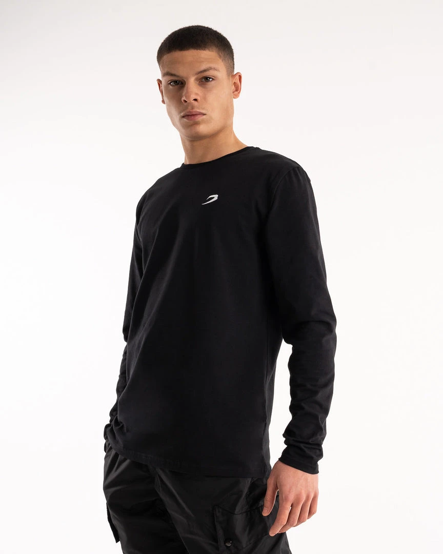 BOXRAW Men Strike Long Sleeve T-Shirt - Black 7 BOXRAW Men Strike Long Sleeve T-Shirt - Black