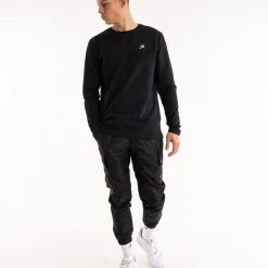 BOXRAW Men Strike Long Sleeve T-Shirt - Black