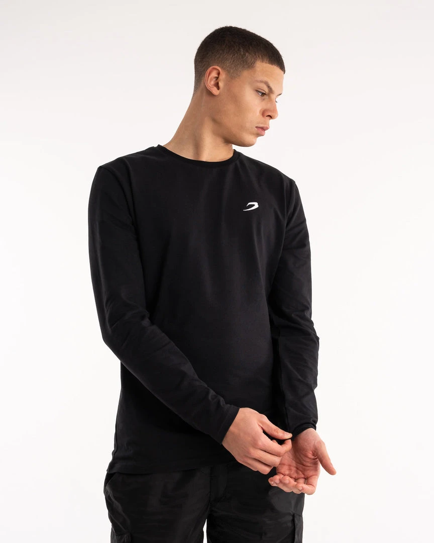 BOXRAW Men Strike Long Sleeve T-Shirt - Black 3 BOXRAW Men Strike Long Sleeve T-Shirt - Black