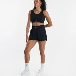 BOXRAW Women Best Sellers Kim Crop Top - Black