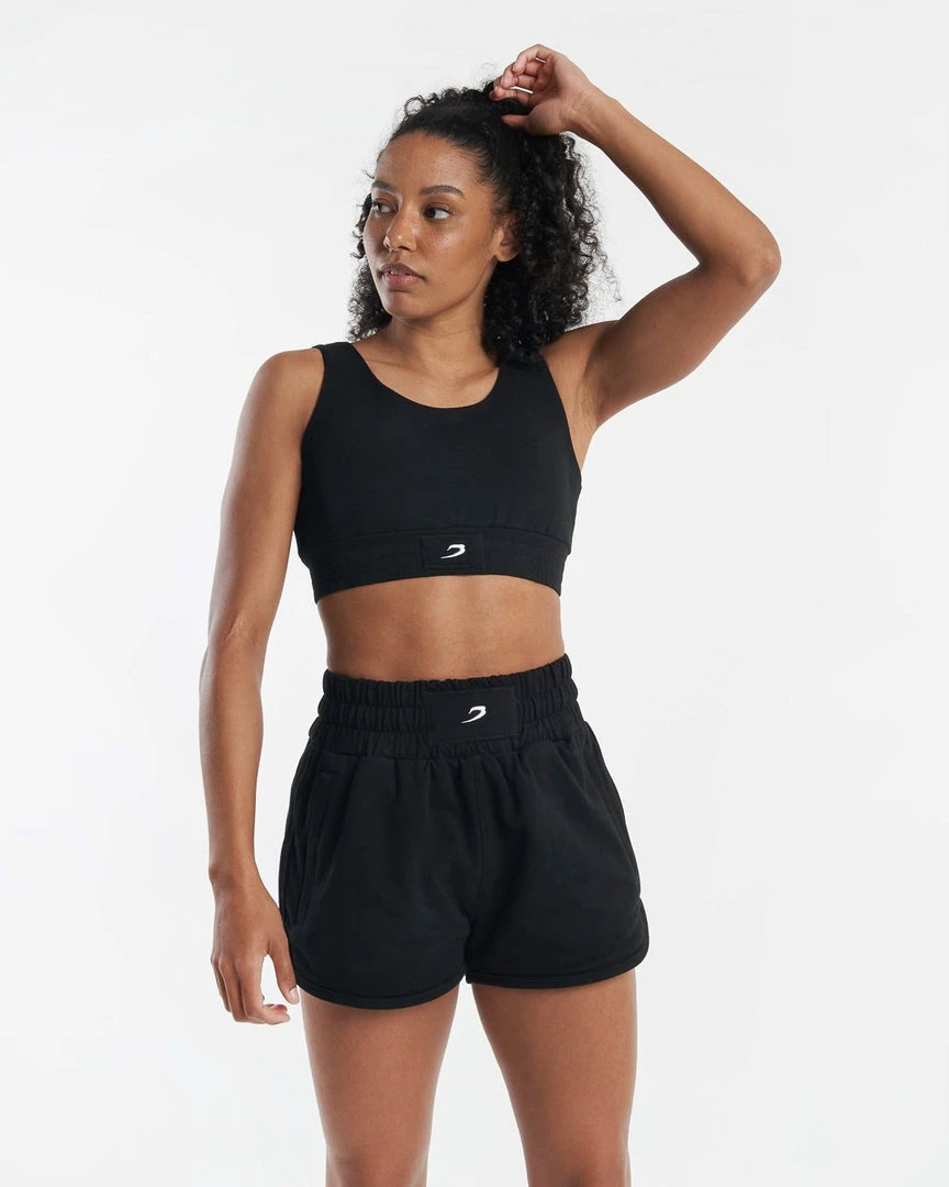 BOXRAW Women Best Sellers Kim Crop Top - Black 3 BOXRAW Women Best Sellers Kim Crop Top - Black