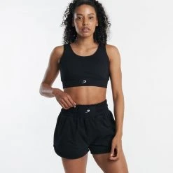 BOXRAW Women Best Sellers Kim Crop Top - Black