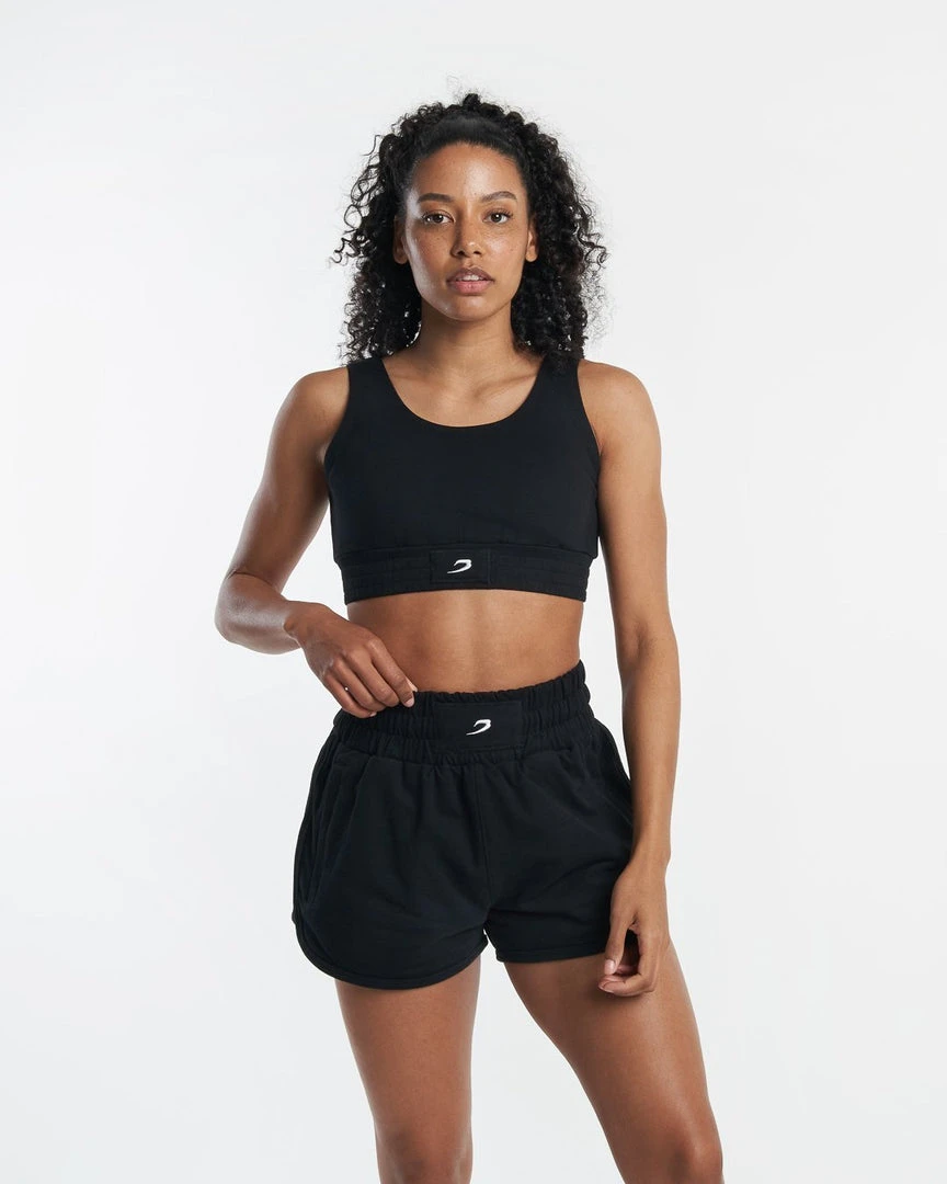 BOXRAW Women Best Sellers Kim Crop Top - Black 1 BOXRAW Women Best Sellers Kim Crop Top - Black